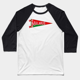 Belarus Flag Pennant Baseball T-Shirt